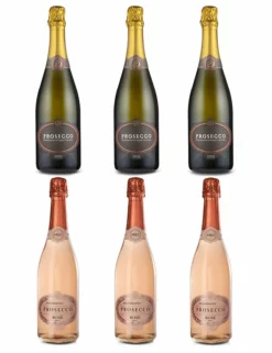 Best deal 🔥 Mixed Cases Classic Prosecco & Rosé Prosecco - Case Of 6 ⭐