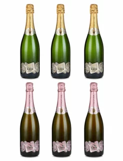 Brand new 🔔 Mixed Cases Mixed Case Of Classic Cava & Rosé Cava - Case Of 6 🧨