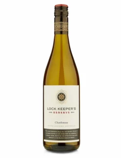 Brand new ✔️ White Wine Lock Keeper's Reserve Chardonnay - Case Of 6 🔔