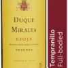 Wholesale 🥰 Red Wine El Duque De Miralta Rioja Reserva - Case Of 6 🔥 -Wine, Beer & Spirits Sales SD FD F23A 00388337 NC X EC 0