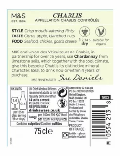 Coupon ✨ White Wine Chablis - Case Of 6 🥰 -Wine, Beer & Spirits Sales SD FD F23A 00417709 NC X EC 2