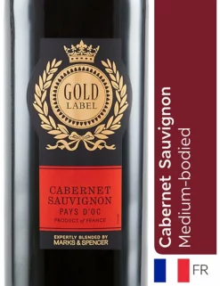 Hot Sale π Red Wine Gold Label Cabernet Sauvignon - Case Of 6 π