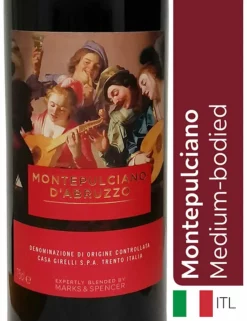 Best Sale ⭐ Red Wine Montepulciano D'Abruzzo - Case Of 6 👏