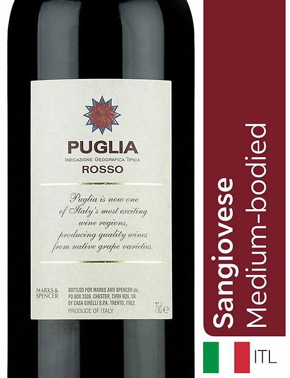 New π Red Wine Puglia Rosso - Case Of 6 π 3 New π Red Wine Puglia Rosso - Case Of 6 π