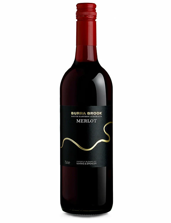 Budget π Red Wine Burra Brook Merlot - Case Of 6 β 4 Budget π Red Wine Burra Brook Merlot - Case Of 6 β - Image 2