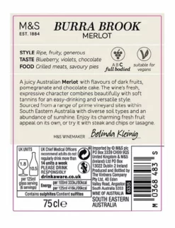 Budget π Red Wine Burra Brook Merlot - Case Of 6 β 7 Budget π Red Wine Burra Brook Merlot - Case Of 6 β -Wine, Beer & Spirits Sales SD FD F23A 00578011 NC X EC 2