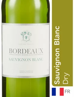 Budget 👏 White Wine Bordeaux Sauvignon Blanc - Case Of 6 🌟