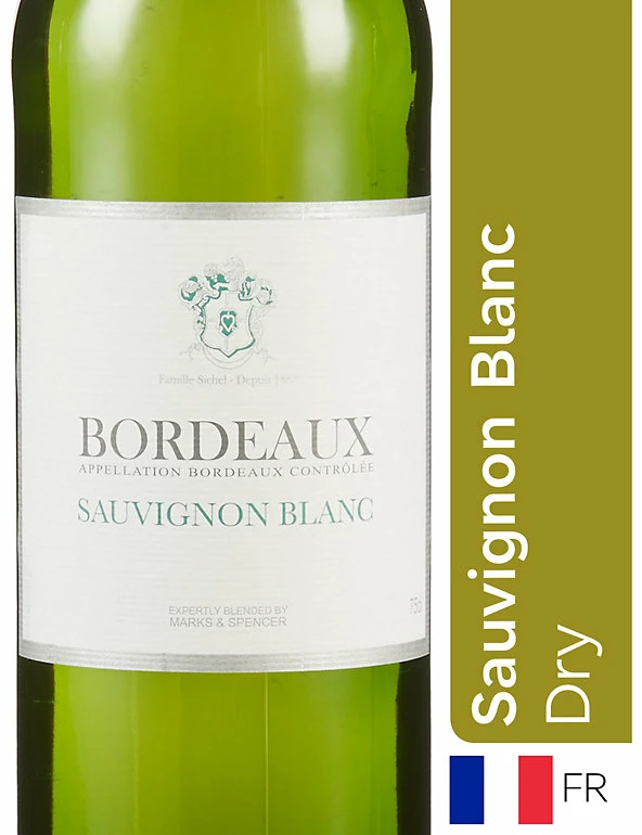 Budget π White Wine Bordeaux Sauvignon Blanc - Case Of 6 π 3 Budget π White Wine Bordeaux Sauvignon Blanc - Case Of 6 π