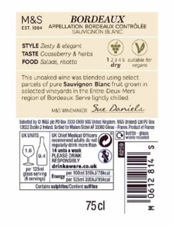 Budget π White Wine Bordeaux Sauvignon Blanc - Case Of 6 π 7 Budget π White Wine Bordeaux Sauvignon Blanc - Case Of 6 π -Wine, Beer & Spirits Sales SD FD F23A 00641777 NC X EC 2