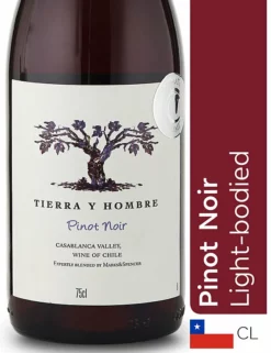 Top 10 🥰 Red Wine Tierra Y Hombre Pinot Noir - Case Of 6 🥰