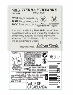 Top 10 🥰 Red Wine Tierra Y Hombre Pinot Noir - Case Of 6 🥰 -Wine, Beer & Spirits Sales SD FD F23A 00695145 NC X EC 2