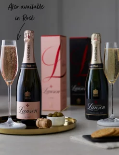 Cheap ⭐ Champagne Lanson Le Black Label Brut NV - Single Bottle 🌟 -Wine, Beer & Spirits Sales SD FD F23A 29015269 NC X EC 3