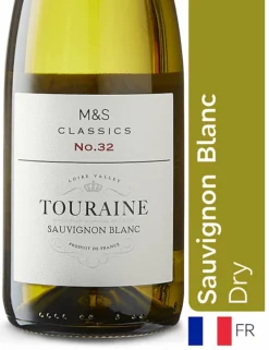 Best Sale ✔️ M&S Classics White Wine Touraine Sauvignon - Case Of 6 🎁