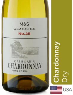 Outlet ❤️ M&S Classics White Wine California Chardonnay - Case Of 6 🤩