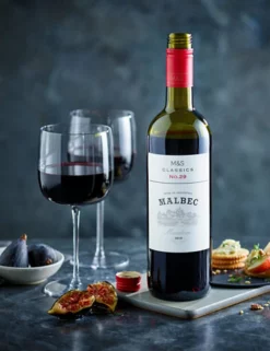 Best deal ✨ M&S Classics Red Wine Malbec - Case Of 6 🛒 -Wine, Beer & Spirits Sales SD FD F23A 29122998 NC X EC 3