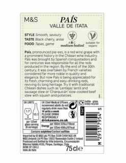 Brand new 😍 M&S Found Red Wine Pais - Case Of 6 ❤️ -Wine, Beer & Spirits Sales SD FD F23A 29150663 NC X EC 2