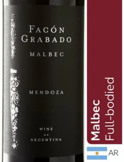 Best deal 🔔 Red Wine Facon Grabado Malbec - Case Of 6 😀