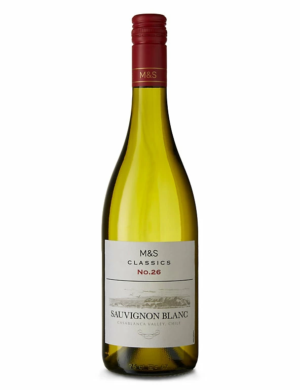 Buy π M&S Classics White Wine Chilean Sauvignon Blanc - Case Of 6 π 4 Buy π M&S Classics White Wine Chilean Sauvignon Blanc - Case Of 6 π - Image 2