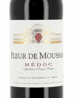 Coupon 🔥 Red Wine Fleur De Moussas Medoc - Case Of 6 😍 -Wine, Beer & Spirits Sales SD FD F23A 29251513 NC X EC 1